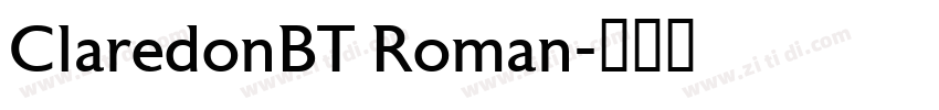 ClaredonBT Roman字体转换